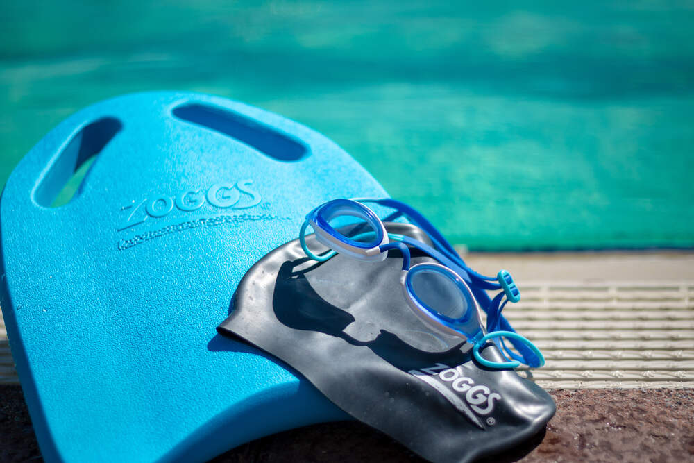 Zoggs Fusion Air, getönte Gläser, Blue/White/Tint Blue Lens