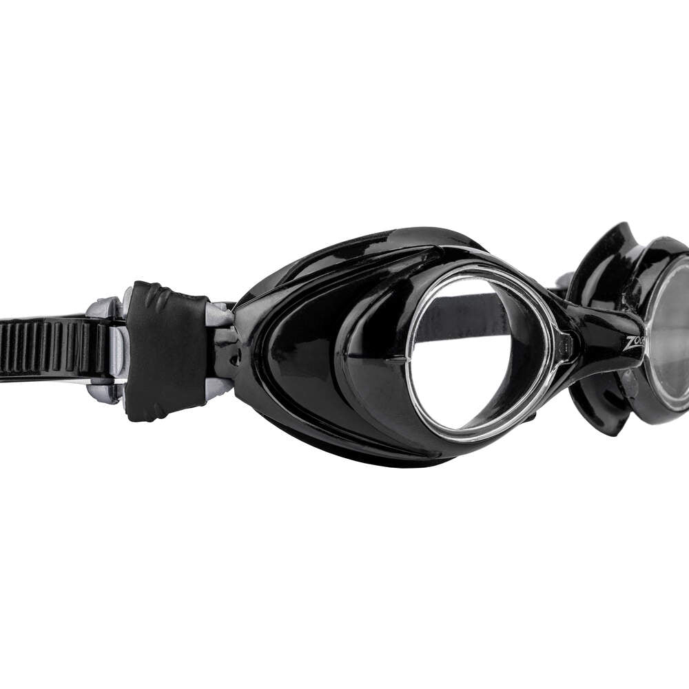 Zoggs Vision, Optische-Schwimmbrille, black/black/clear