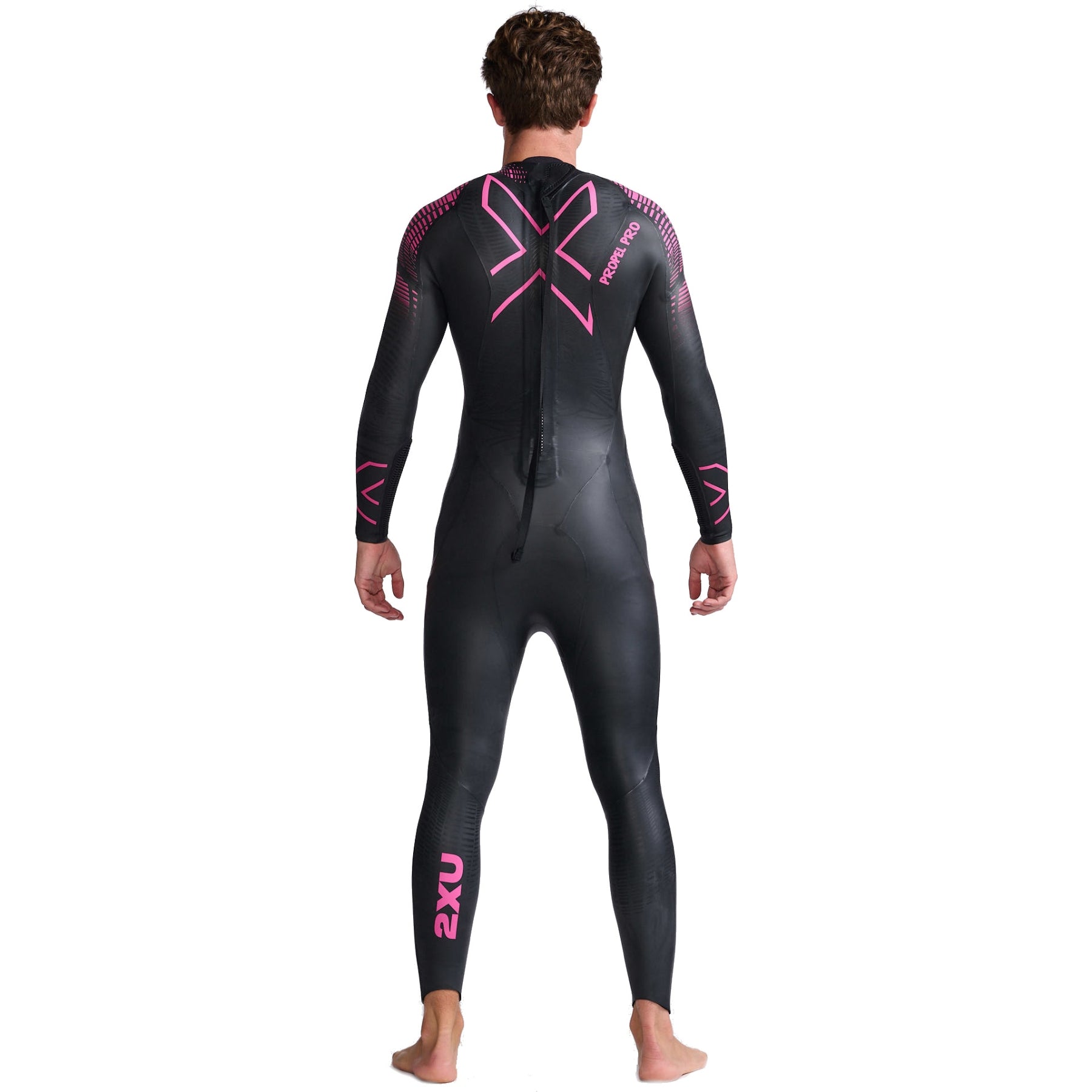 2XU Propel Pro, Neoprenanzug, Herren, schwarz/punk pink, 2025