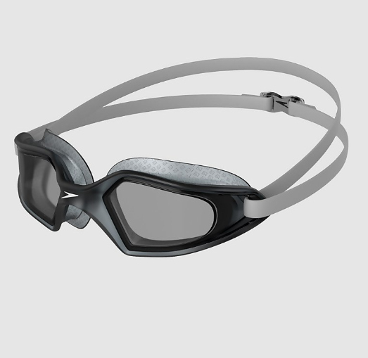 Speedo Hydropulse, Schwimmbrille, White/Grey