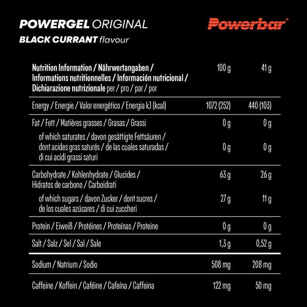 Powerbar Powergel Original, Black Currant