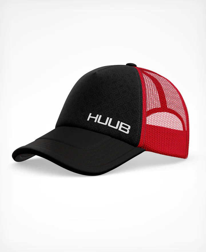 Huub Lauf-Baseballkappe, Cap, unisex, Black/Red