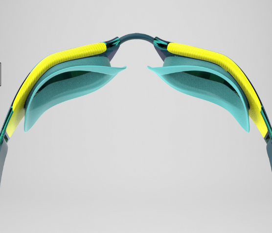 Speedo Fastskin Hyper Elite Mirror, Schwimmbrille, unisex, Yellow/Yellow