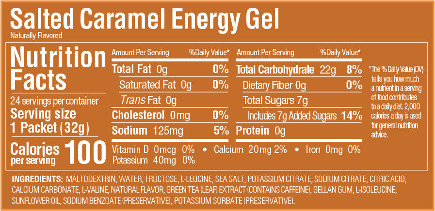 GU Energy Gel 32g Salted Caramel