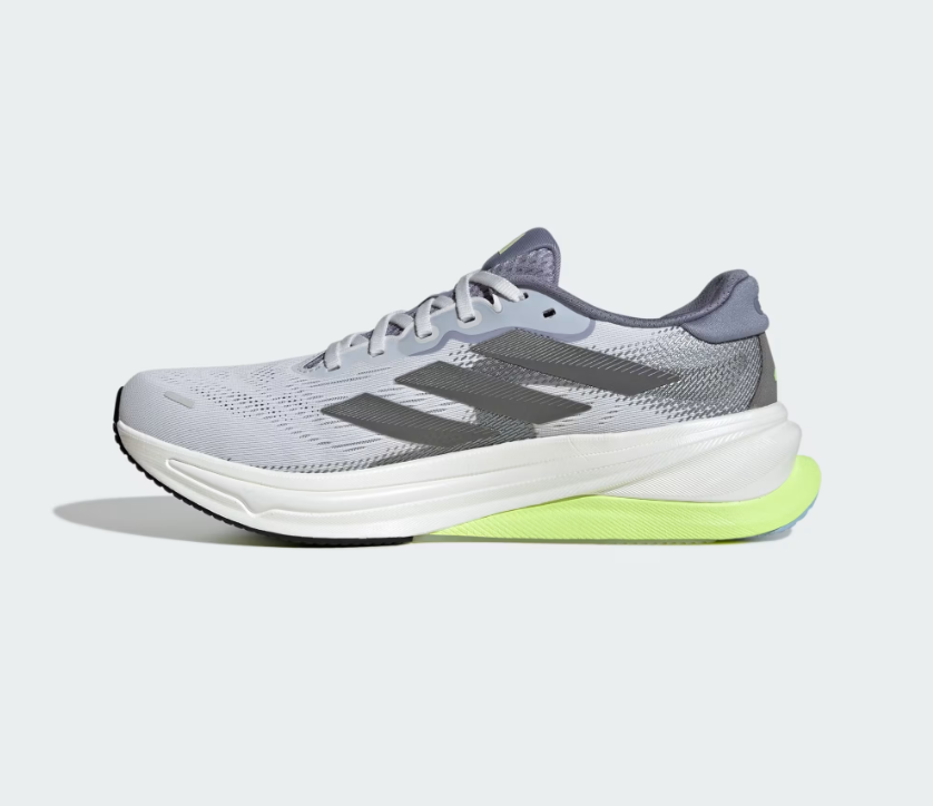 Adidas Supernova Solution 2, Laufschuh, Herren, Dash Grey / Iron Metallic / Hi-Res Yellow