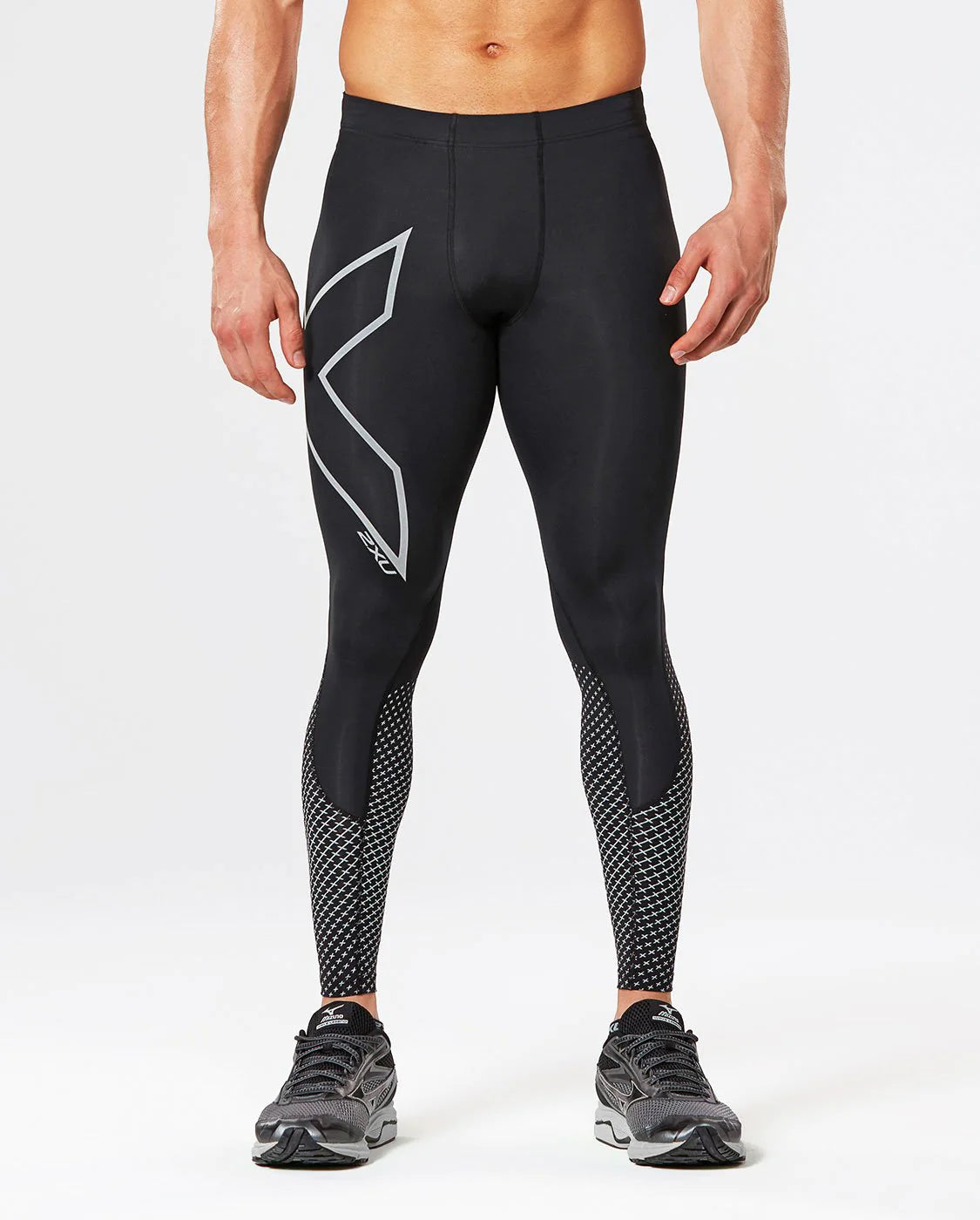 2XU Reflect Compression Tights, Herren, schwarz