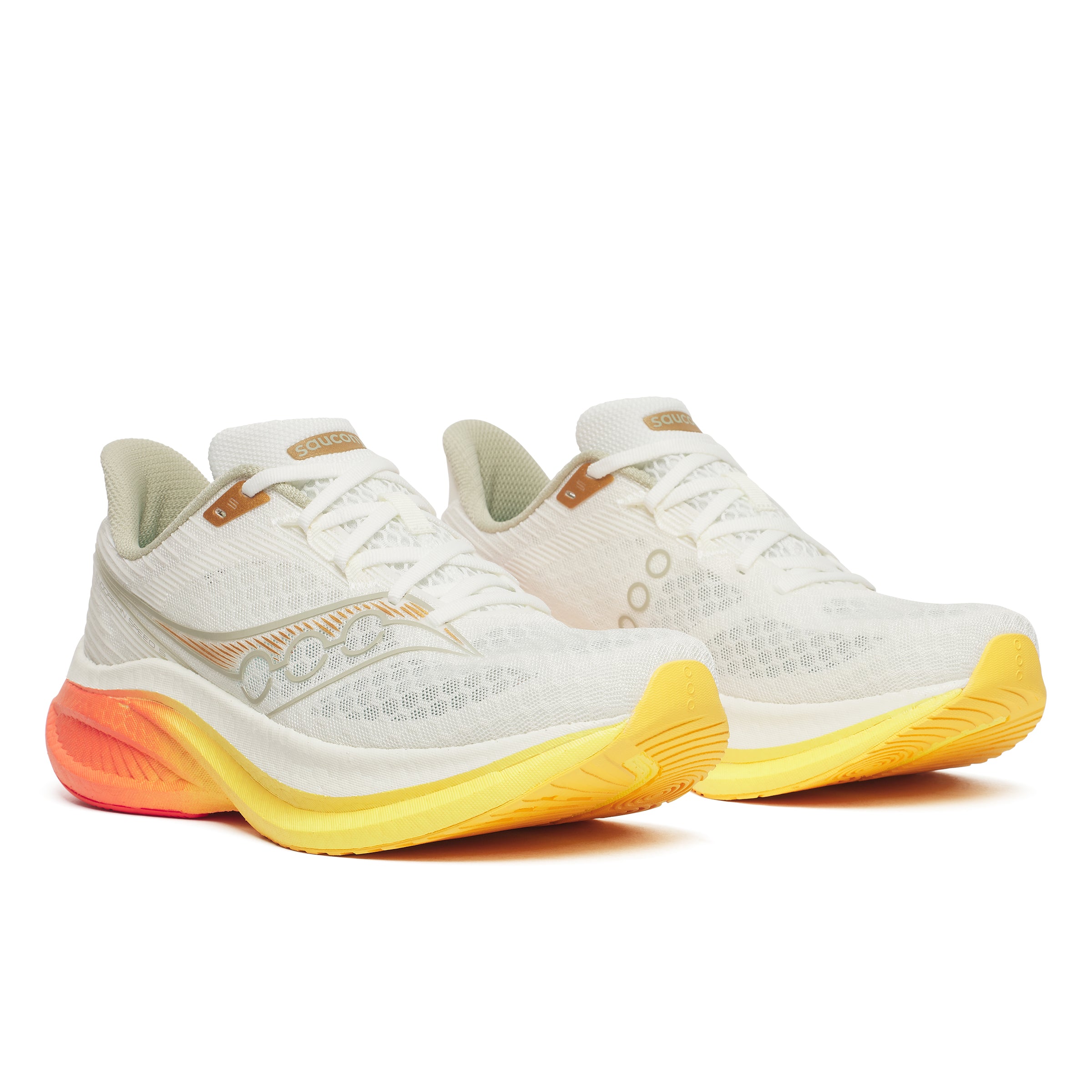 Saucony Endorphin Speed 5, Laufschuh, Herren, Ivory/Fire