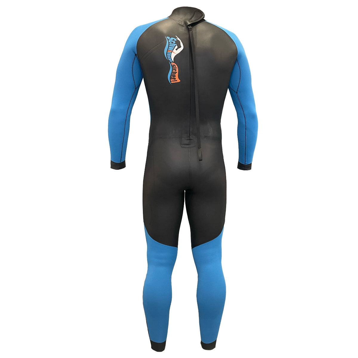 Essential Neoprenanzug, blau-schwarz, Ansicht von hinten
