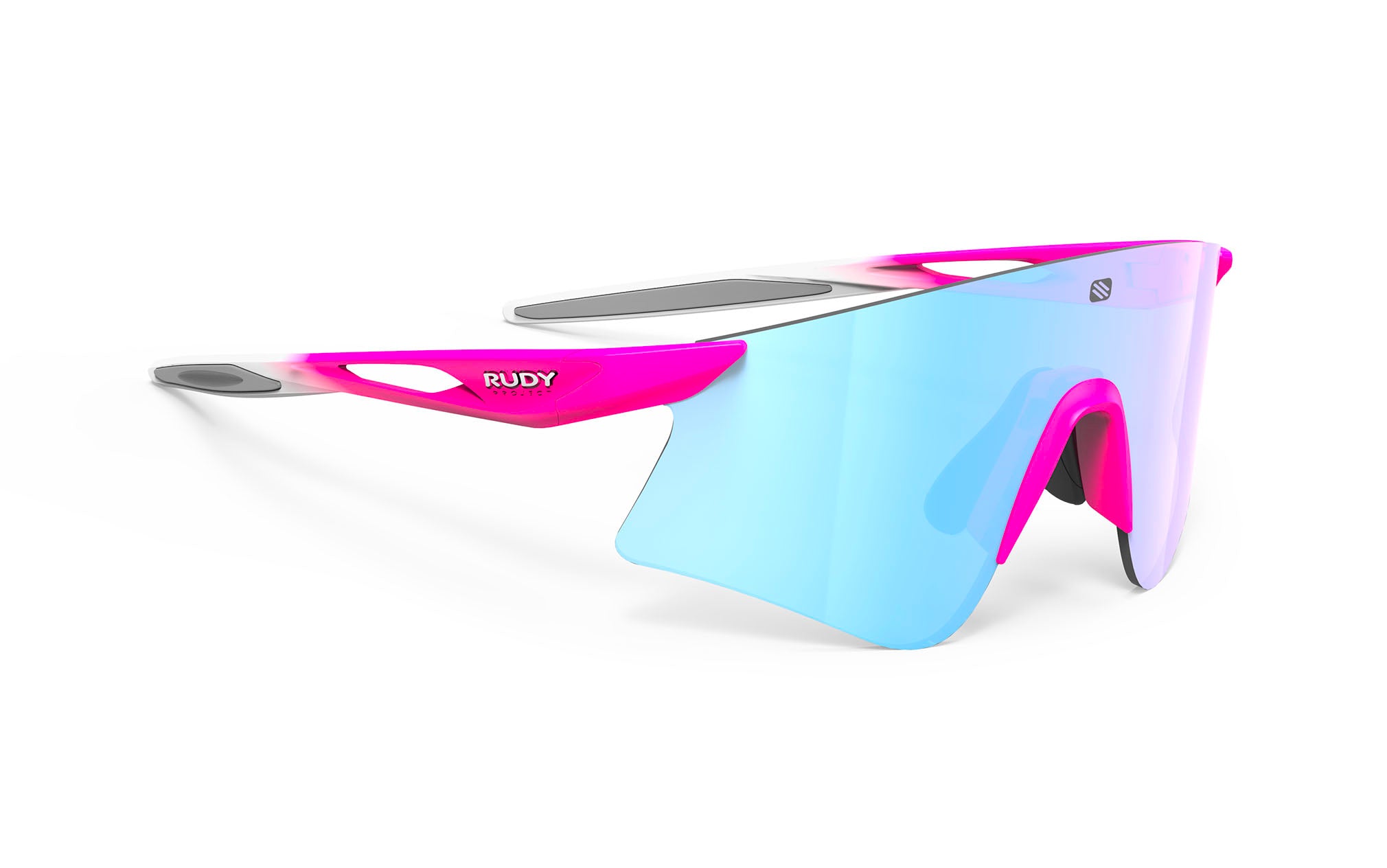 RUDY Project Astral, Multilaser Ice/ Pink Fluo/White Matte, Radbrille, Sportbrille
