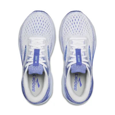 Brooks Ghost 16, Laufschuh, Damen, White/Amparo Blue/Limpet Shell