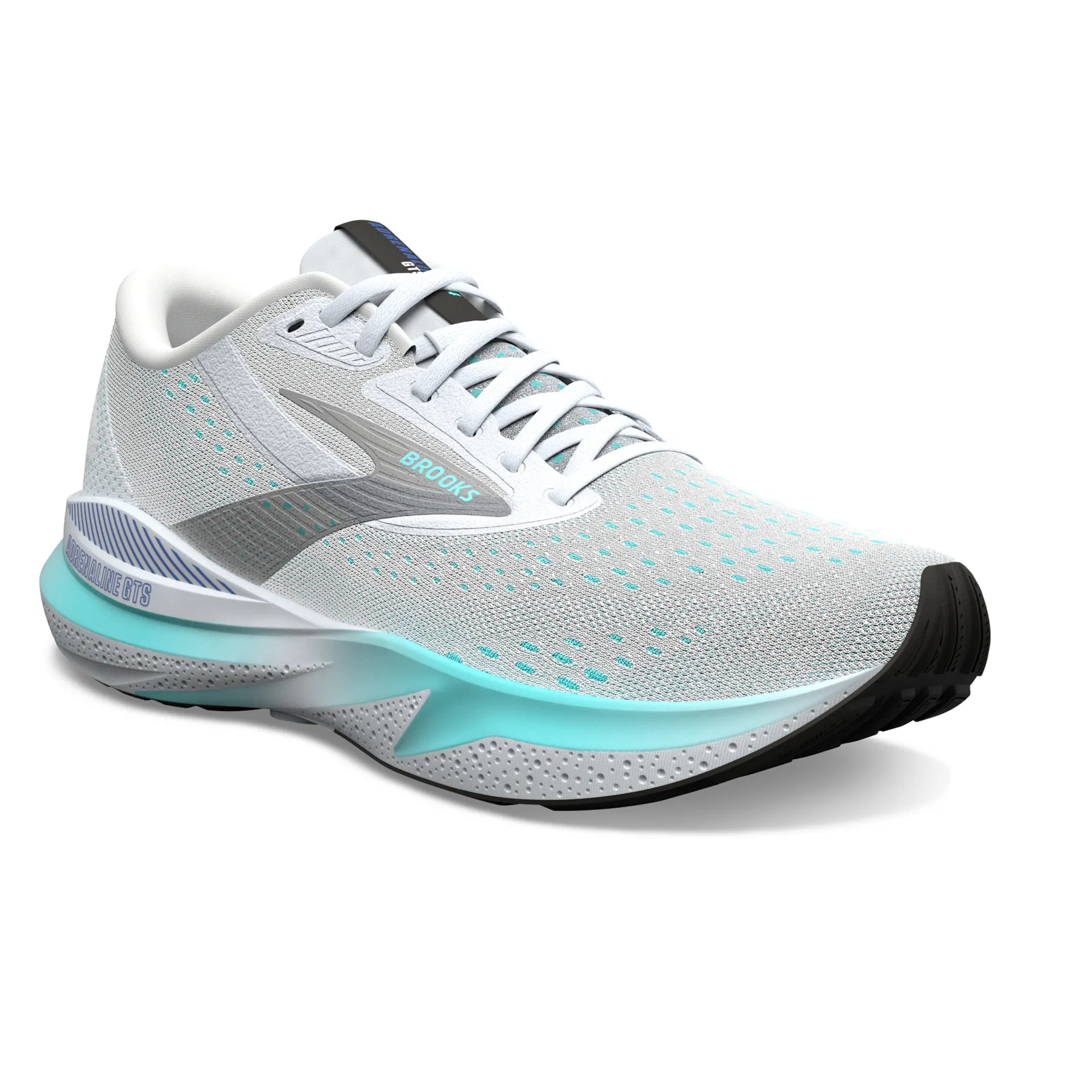 Brooks Adrenaline GTS 24, Laufschuhe, Damen, White/Limpet Shell/Amparo