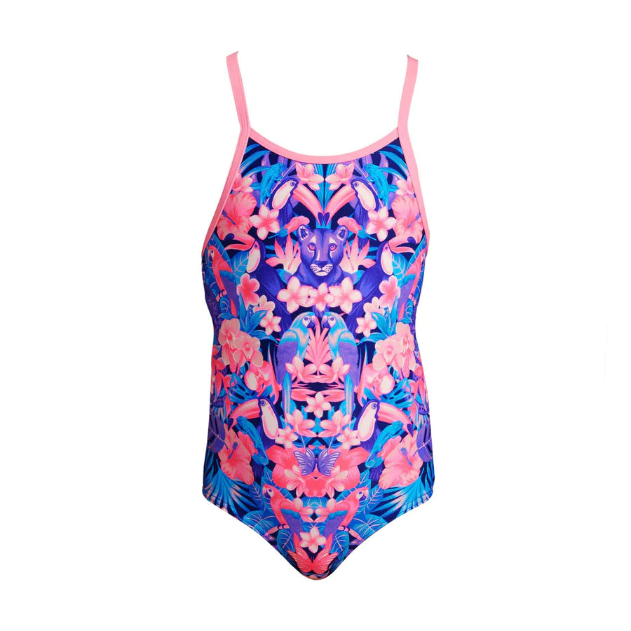 Way Funky Funkita, Printed One Piece Jingle Jungle, Badeanzug, Kinder