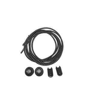 Trinovate Essential Speed Laces, elastische Schnürsenkel, Midnight Black