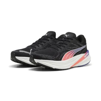 Puma Magnify NITRO 2, Laufschuhe, Herren, PUMA Black/Lapis Lazuli/Sunset Glow