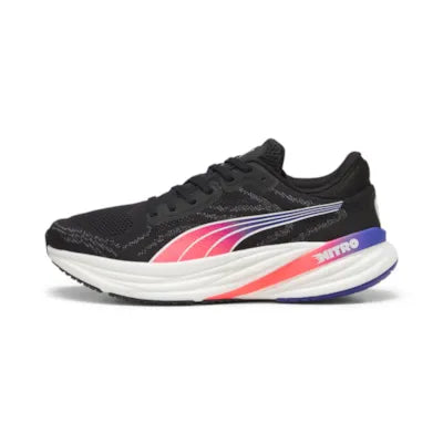 Puma Magnify NITRO 2, Laufschuhe, Herren, PUMA Black/Lapis Lazuli/Sunset Glow