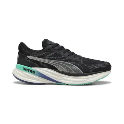 Puma Magnify NITRO 2, Laufschuhe, Herren, Puma Black/Aquatic/Blue Crystal