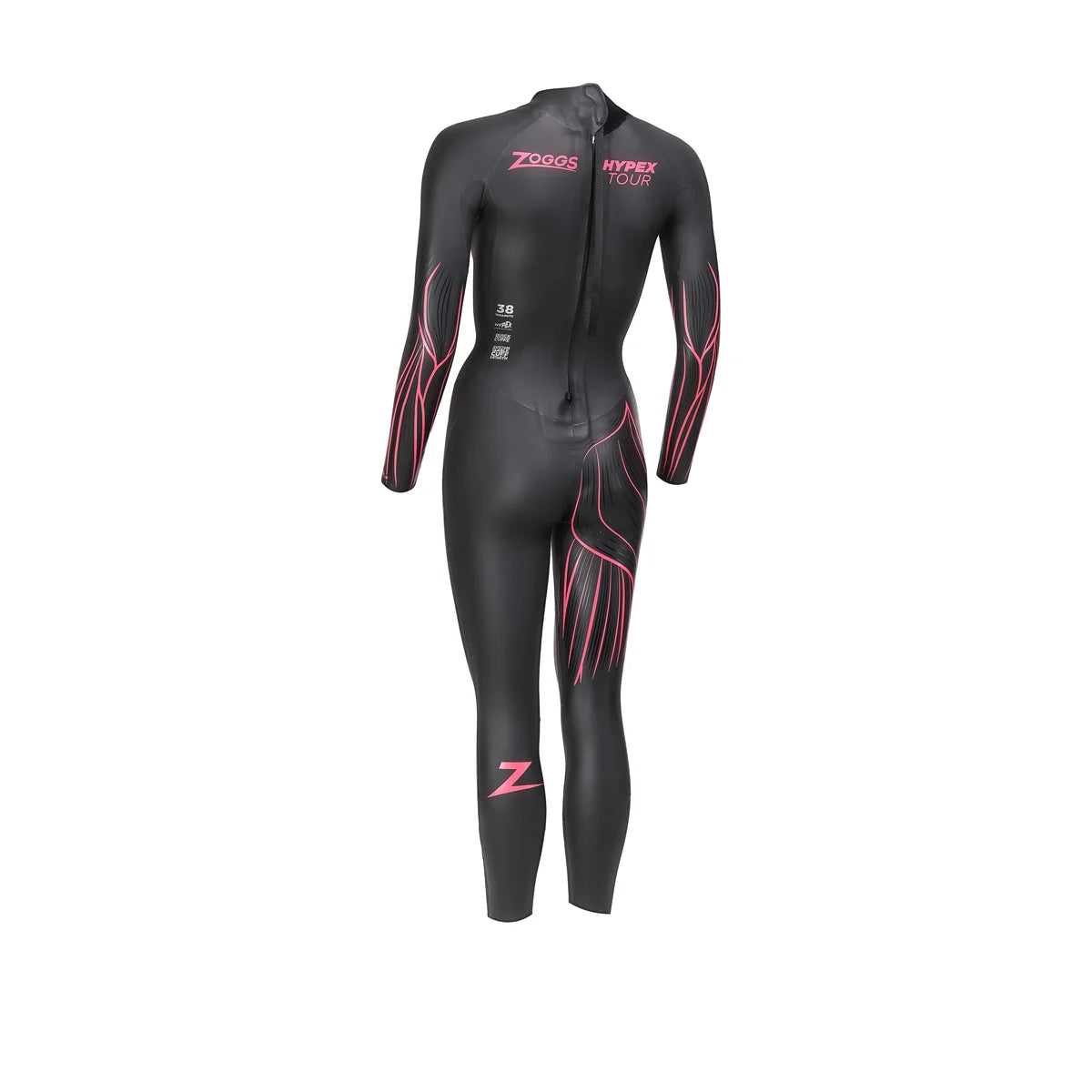 Zoggs Hypex TOUR FS, Black/Red, Neoprenanzug, Damen 2025
