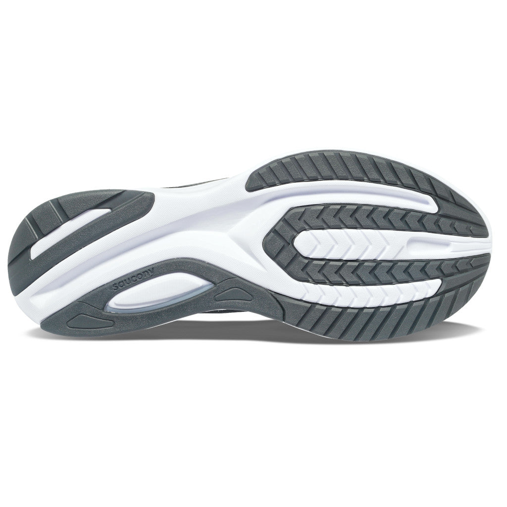 Saucony Guide 15, Extra weit, Herren, black/white, schwarz/weiß