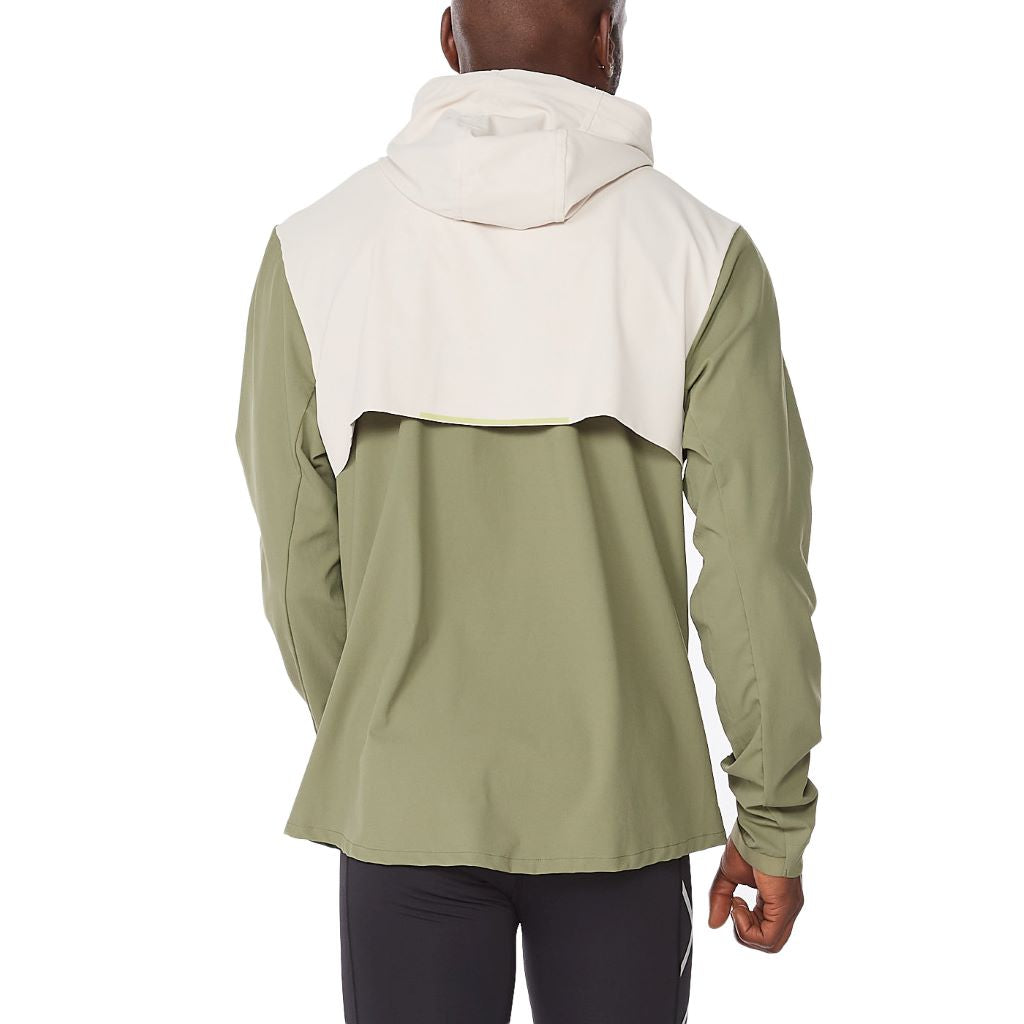 2XU Aero Jacket, Herren, Alpine/Kiwi Reflective, Kiwi/hellbeige