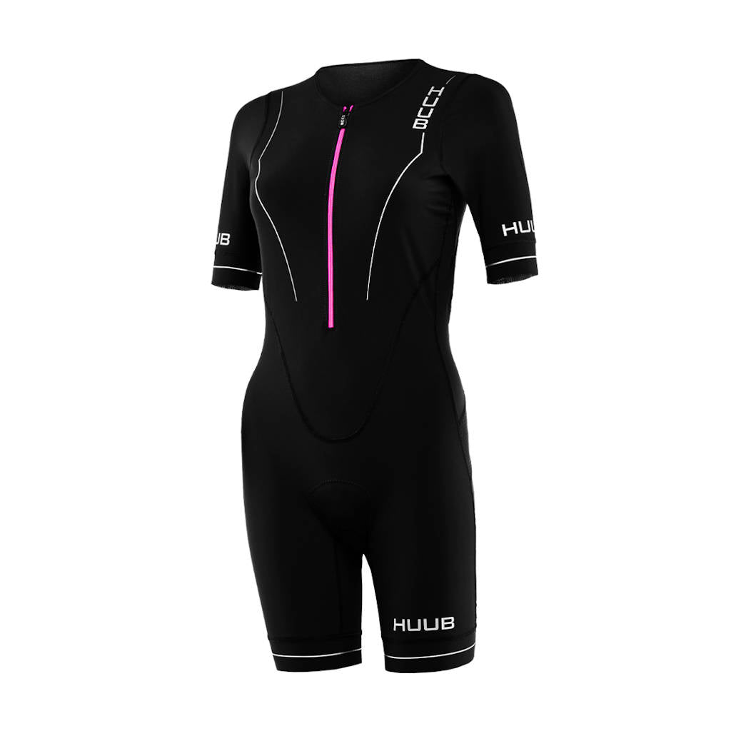 Huub Aura Long Course TriSuit, Damen, schwarz/lila