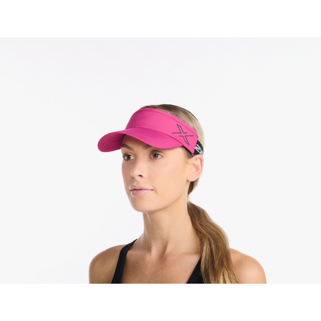 2XU Performance Visor, Unisex, festival/black, pink