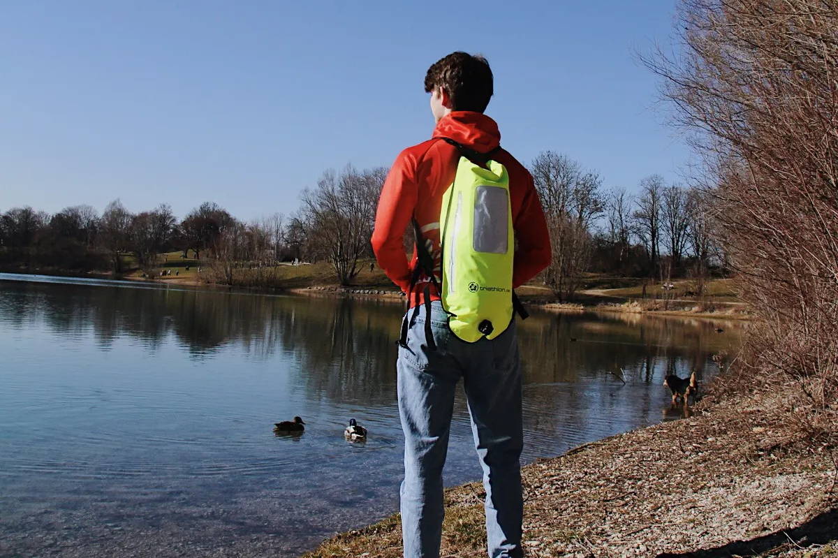 Schwimmboje weiter gedacht: das ist die  Swim & Safety Buoy Ultimate