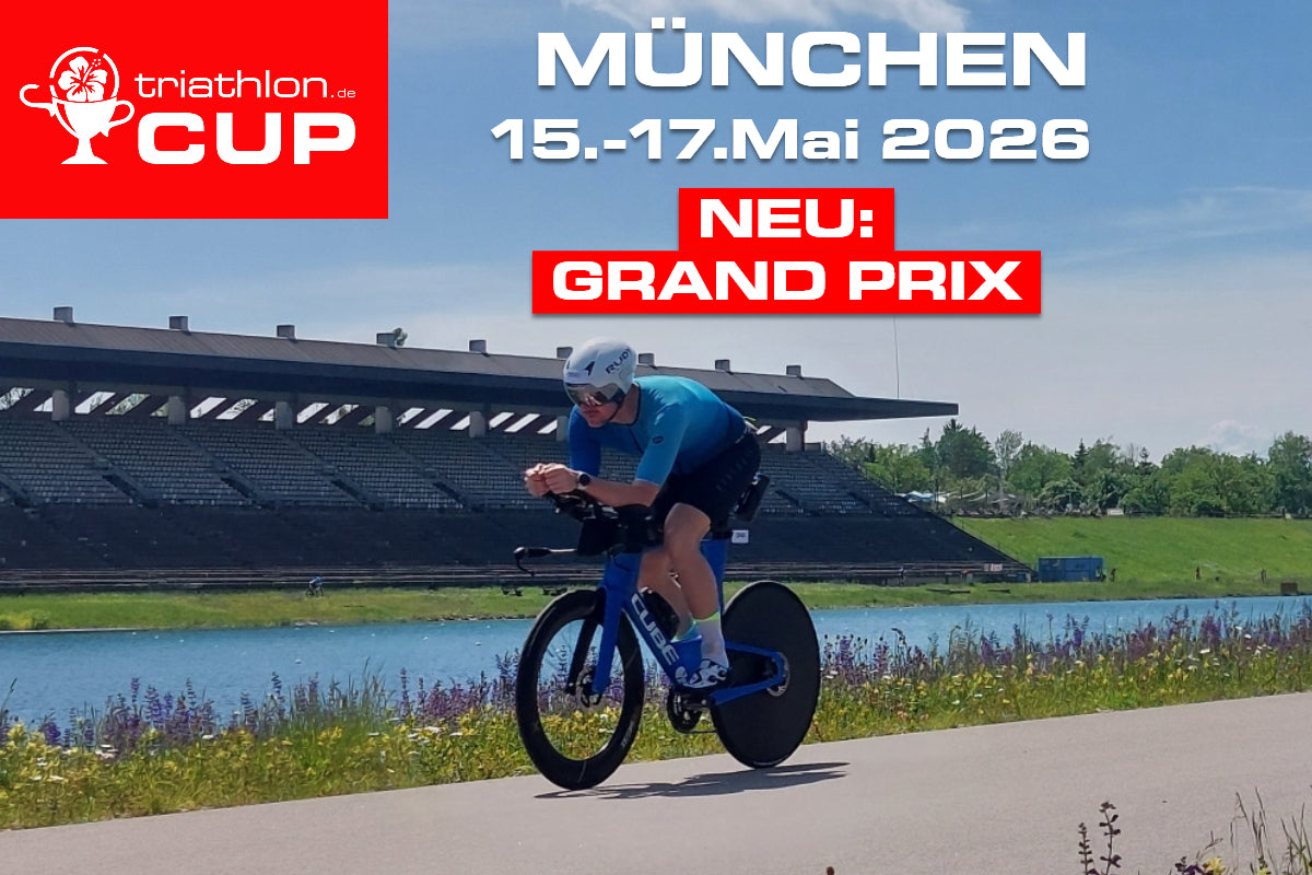 Anmeldung 2026 geöffnet: 12. triathlon.de CUP München  vom 15.-17. Mai 2026