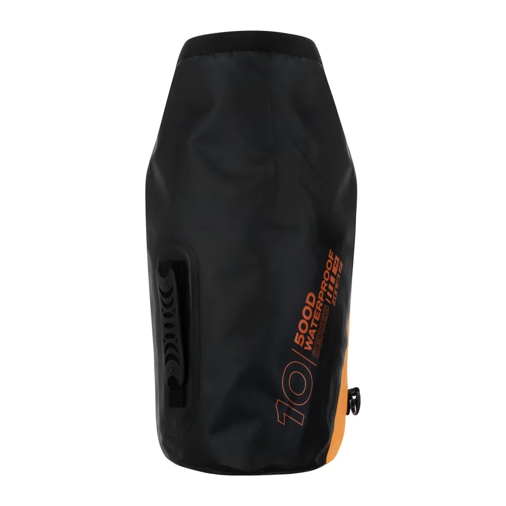 ZONE3 10L Waterproof Dry Bag, black/orange