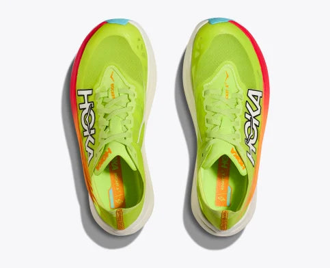 Hoka Rocket X 2, Laufschuh, unisex, Lettuce/Solar Flare