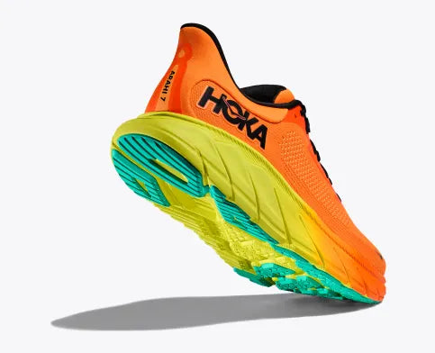 Hoka Arahi 7, Laufschuh, Herren, Electric Tangerine/Black