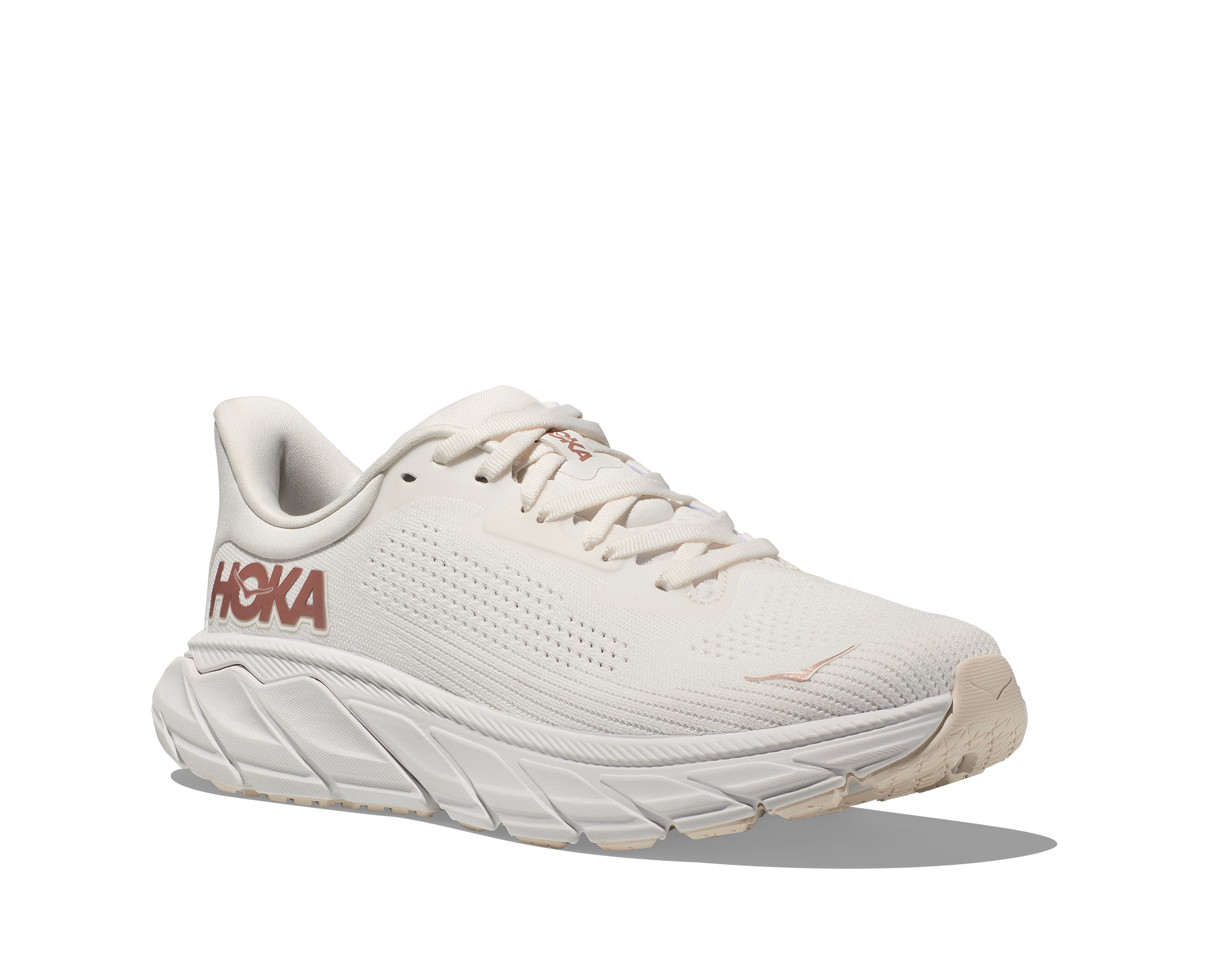 Hoka Arahi 7, Laufschuh, Damen, Blanc De Blanc/Rose Gold