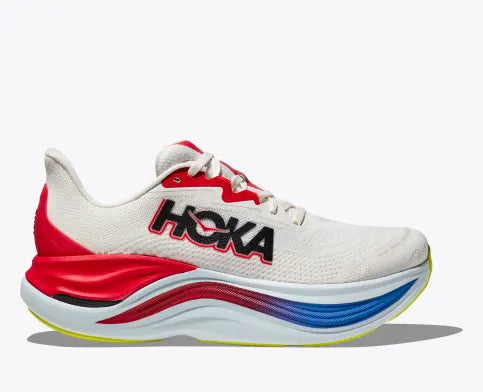 Hoka Skyward X, Laufschuh, Herren, Blanc de Blanc/Virtual Blue