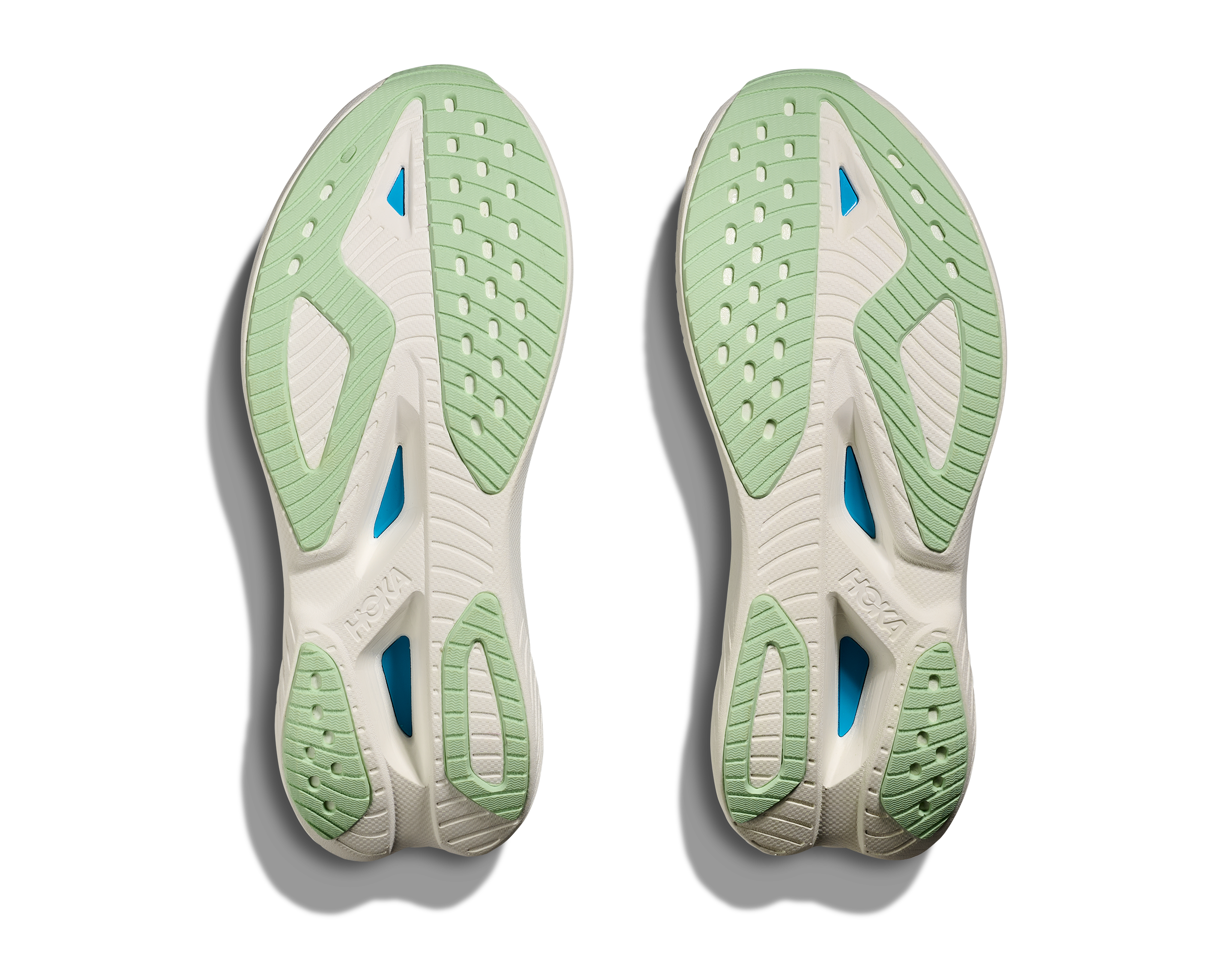 Hoka Mach X 2, Laufschuhe, Damen, Snow Melt/Blue Spark