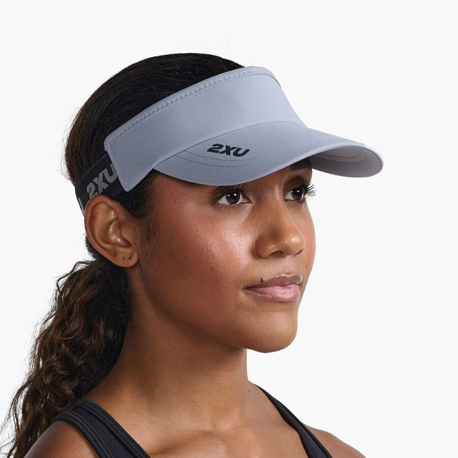 2XU Performance Visor, Unisex, weathervane/black