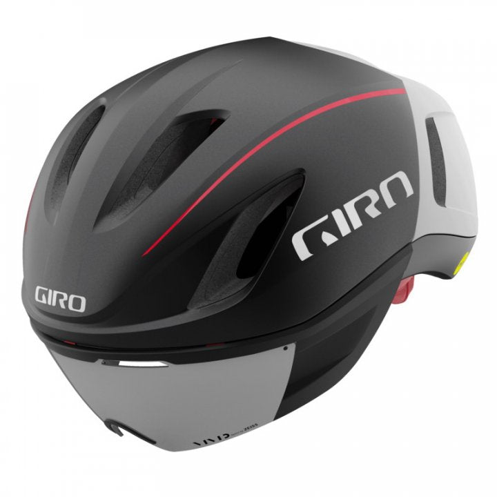 Giro Vanquish Mips, Fahrradhelm, matt schwarz/weiß/rot