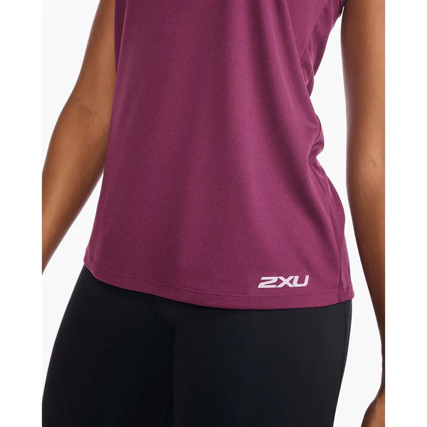 2XU Aero Singlet, Damen, dunkellila