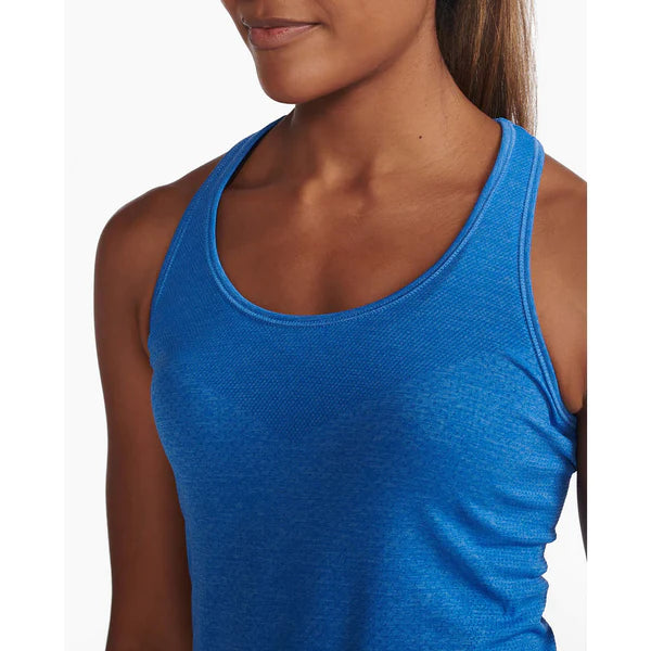 2XU Motion Tech Singlet, Damen, blau meliert