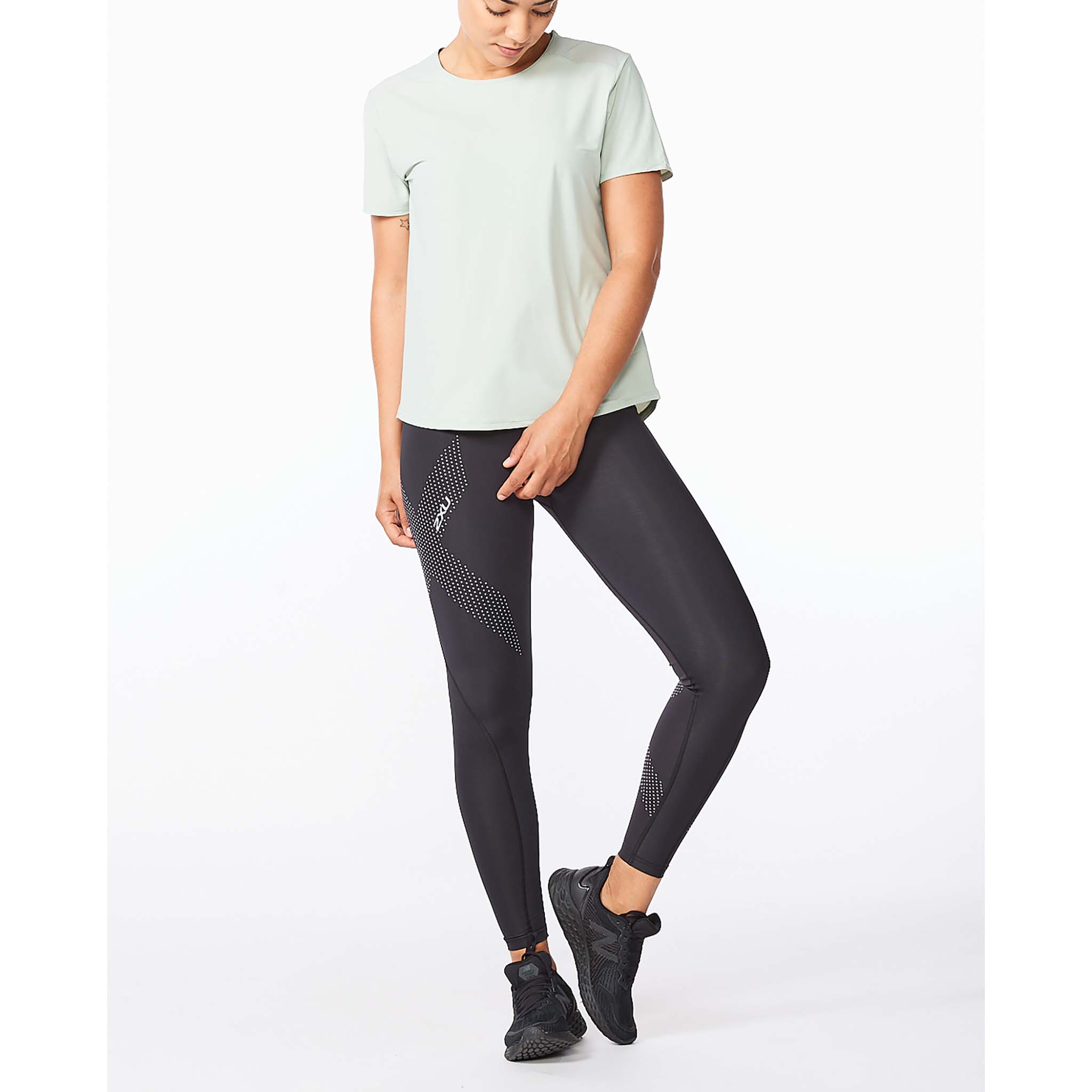 2XU Motion Mesh Tee, T-Shirt, Damen, mint