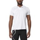 2XU Mens Performance X Carbon Polo, Herren, weiß