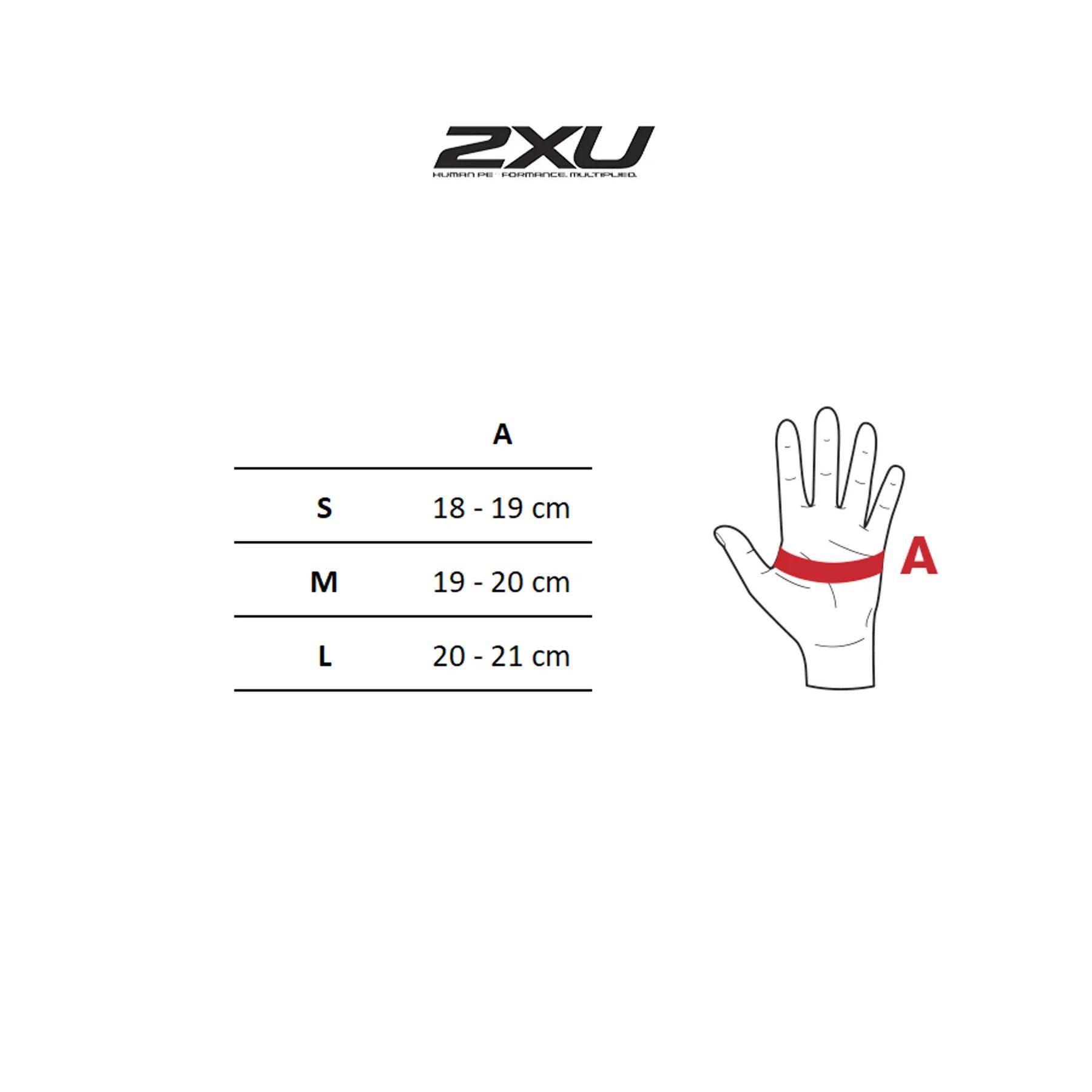 2XU Run Glove, Handschuhe, Damen, Black/Silver