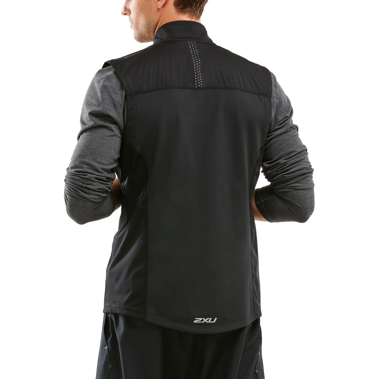 2XU Wind Defence Membran Weste, Herren, Black