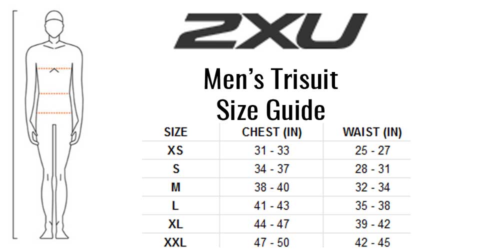 2XU Perform Full Zip Sleeved TriSuit, Herren, Black/Blue