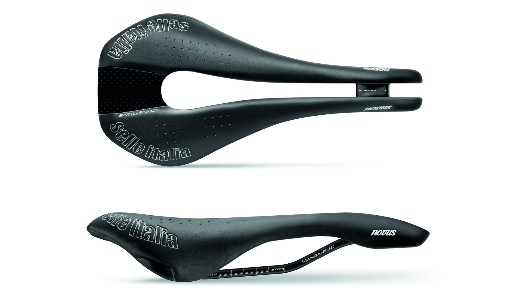Selle Italia NOVUS Superflow Endurance TM, schwarz S3