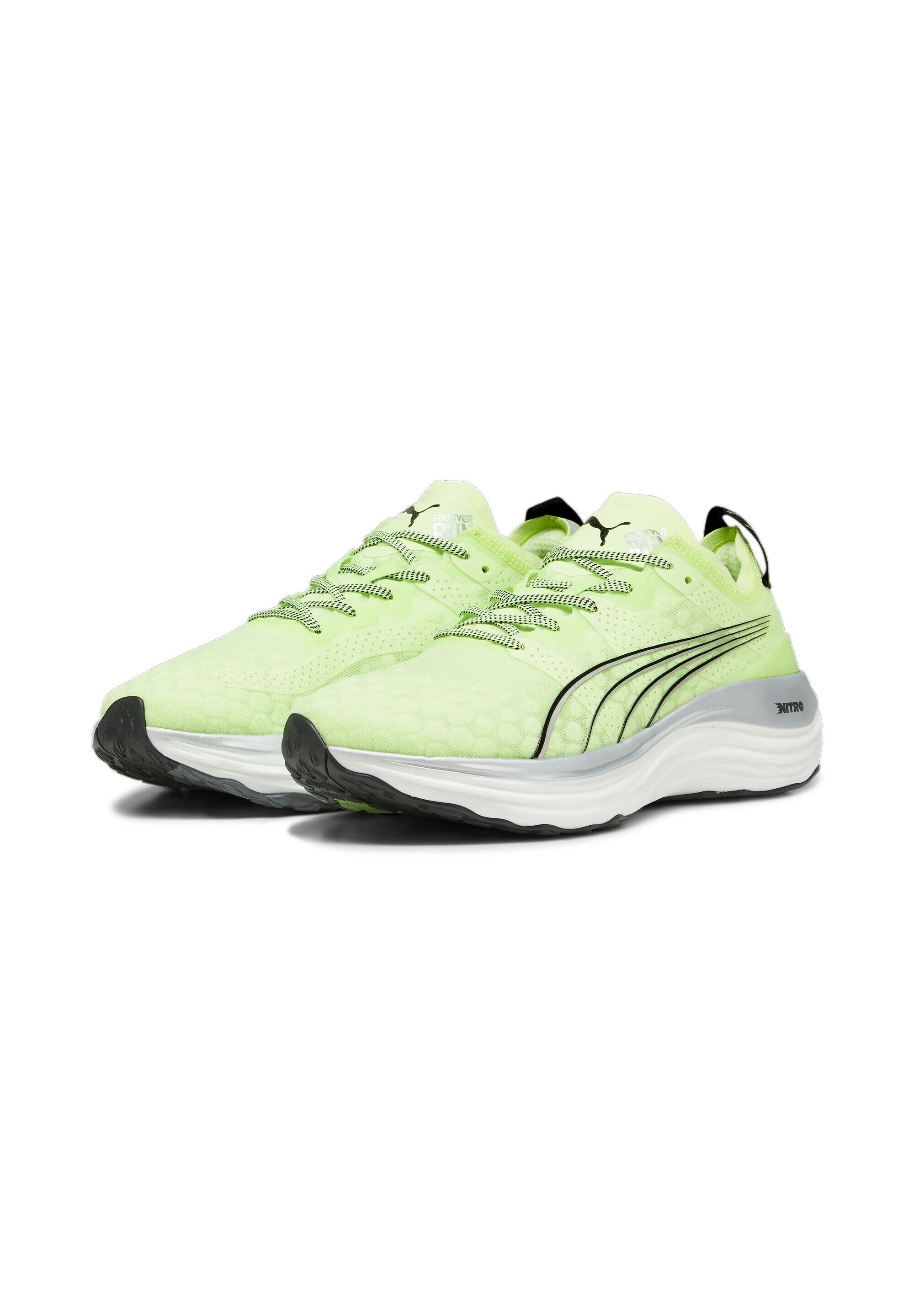 Puma ForeverRun NITRO, Laufschuhe, Herren, Speed Green-PUMA Black