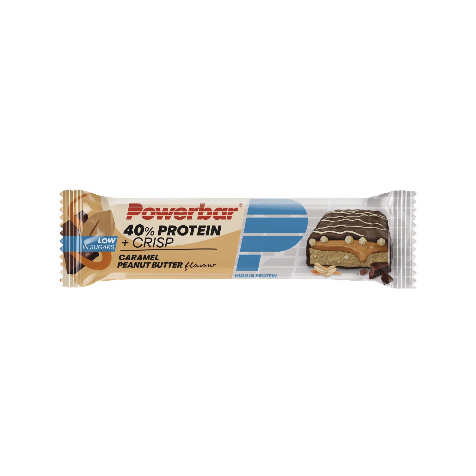 Powerbar 40 % Protein Crisp Riegel, Caramel Peanutbutter, 40 g