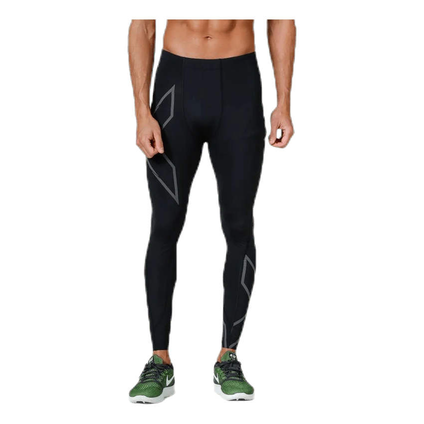 2XU MCS Run Compression Tights, Laufhose, Herren, India Ink/Black Reflective