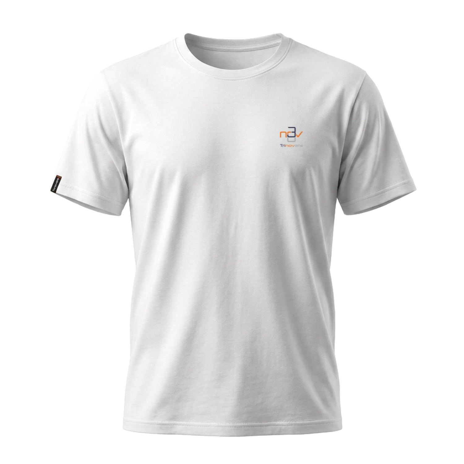 Trinovate Essential T-Shirt, Herren, weiß, Ansicht von vorn