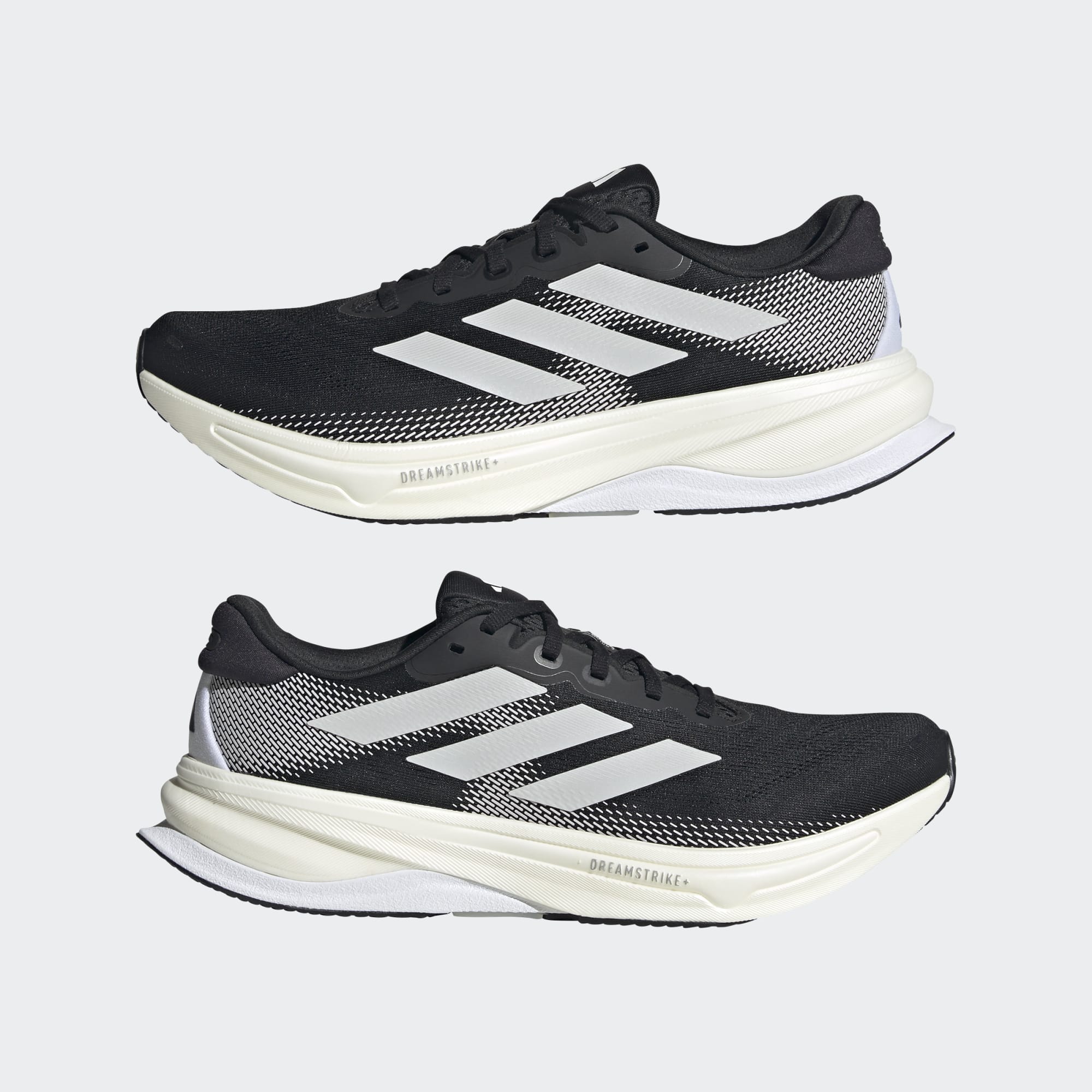 Adidas Supernova Solution 2, Laufschuh, Herren, Core Black/Cloud White/Core Black