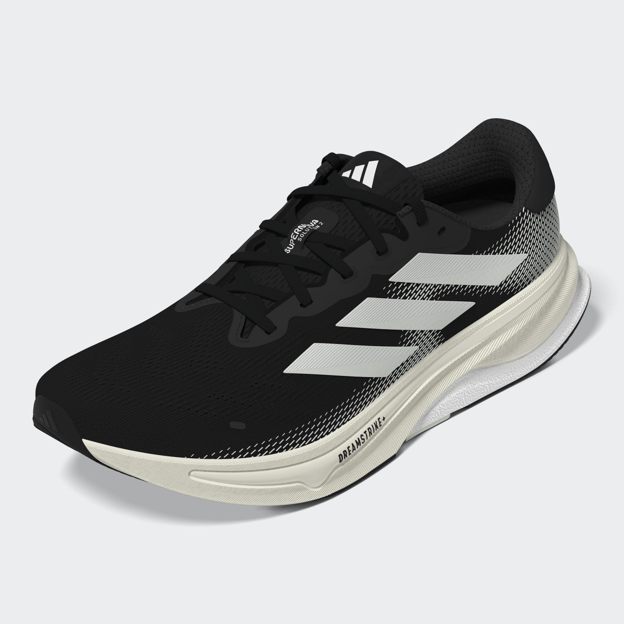Adidas Supernova Solution 2, Laufschuh, Herren, Core Black/Cloud White/Core Black