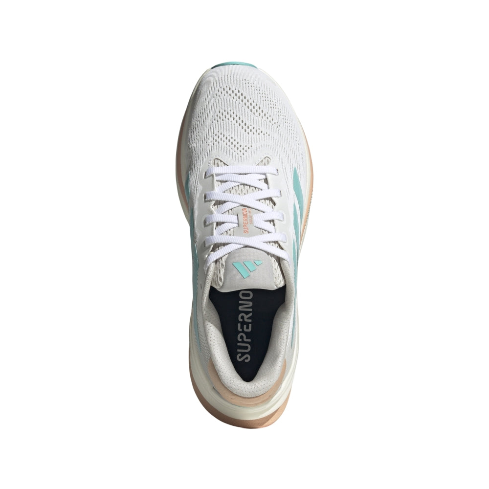 Adidas Supernova Solution 2, Laufschuh, Damen, White/Aqua/Peach